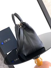 Kitlife Dior Medium Normandie Tote Bag Black Dior Icons Calfskin 42x27.5x17cm  - 6