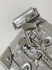 Kitlife Louis Vuitton Side Trunk MM LV Ski Silver M26223 23.5x16x8.5cm - 3