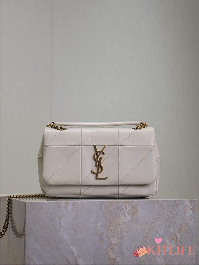 Kitlife Saint Laurent Jamie 4.3 Mini Bag In White Lambskin 515820 20×12.5×6.5cm  - 1