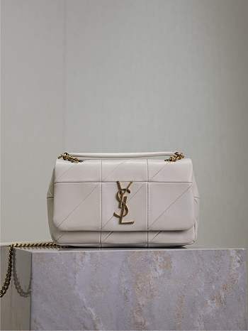 Kitlife Saint Laurent Jamie 4.3 Mini Bag In White Lambskin 515820 20×12.5×6.5cm 