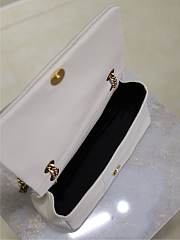 Kitlife Saint Laurent Jamie 4.3 Mini Bag In White Lambskin 515820 20×12.5×6.5cm  - 6