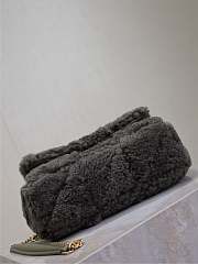 Kitlife Saint Laurent Jamie 4.3 Mini Bag In Green Lambskin Fur 515820 20×12.5×6.5cm - 5