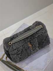 Kitlife Saint Laurent Jamie 4.3 Mini Bag In Green Lambskin Fur 515820 20×12.5×6.5cm - 2