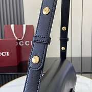 Kitlife Gucci Horsebit 1955 Aura Small Shoulder Bag Black 847063 26x17.5x10cm - 3