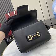 Kitlife Gucci Horsebit 1955 Aura Small Shoulder Bag Black 847063 26x17.5x10cm - 2