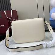 Kitlife Gucci Horsebit 1955 Aura Small Shoulder Bag White 847063 26x17.5x10cm - 3