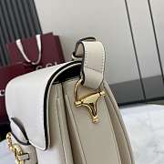 Kitlife Gucci Horsebit 1955 Aura Small Shoulder Bag White 847063 26x17.5x10cm - 5