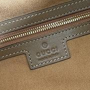 Kitlfie Gucci Beatrix Crossbody Bag Brown Suede 850546 40x36x12cm - 2
