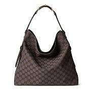 Kitlife Gucci Beatrix Large Tote Bag Dark Brown Original GG Canvas 850546 40x36x12cm - 1