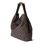 Kitlife Gucci Beatrix Large Tote Bag Dark Brown Original GG Canvas 850546 40x36x12cm - 5