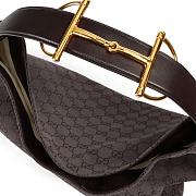 Kitlife Gucci Beatrix Large Tote Bag Dark Brown Original GG Canvas 850546 40x36x12cm - 3