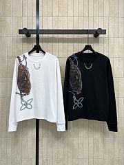 Kitlife Louis Vuitton Keepit Print T-Shirt in White / Black - 1