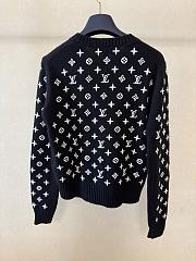 Kitlife Louis Vuitton Monogram Knit Top Black - 4