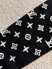 Kitlife Louis Vuitton Monogram Knit Top Black - 2