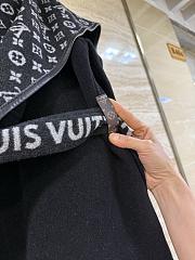 Kitlife Louis Vuitton Belted Short Wrap Pea Coat So Black - 3