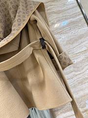 Kitlife Louis Vuitton Belted Short Wrap Pea Coat Beige - 5