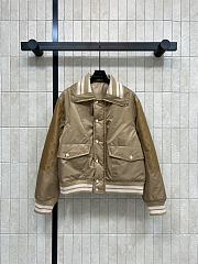 Kitlife Louis Vuitton Brown Nylon Satin Bomber - 1