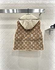 Kitlife Louis Vuitton Brown Monogram Wool Blend Vest - 3