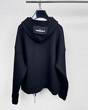 Kitlife Louis Vuitton Monogram Scarf Zip-Up Hoodie Black - 5