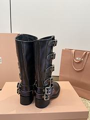 Kitlife Miu Miu Biker Boots Black - 4