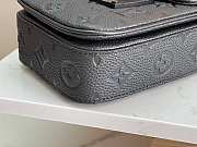 Kitlife Louis Vuitton S-Lock Bag Black Monogram Taurillon Leather M81524 12x19x7cm - 6