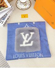 Kitlife Louis Vuitton Cold Reykjavik Scarf Blue 190x46cm  - 2