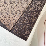 Kitlife Loewe Knitted Cashmere Scarf Brown & Beige 180x32cm - 4