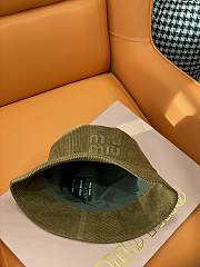 Kitlife Miu Miu Corduroy Bucket Hat Brown - 2
