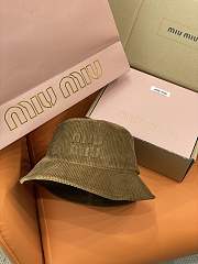 Kitlife Miu Miu Corduroy Bucket Hat Brown - 6