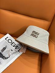 Kitlife Miu Miu Corduroy Bucket Hat Beige - 1