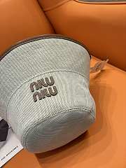 Kitlife Miu Miu Corduroy Bucket Hat Beige - 6