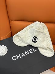 Kitlife Chanel Ear-flap Knit Hat White - 1