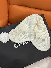 Kitlife Chanel Ear-flap Knit Hat White - 5