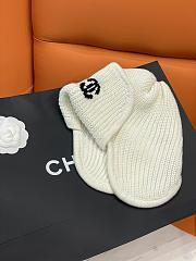 Kitlife Chanel Ear-flap Knit Hat White - 3