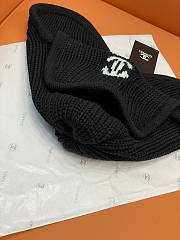 Kitlife Chanel Ear-flap Knit Hat Black - 5