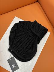 Kitlife Chanel Ear-flap Knit Hat Black - 4