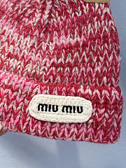 Kitlife Miu Miu Knit Beanie and Scarf Set in Pink - 5
