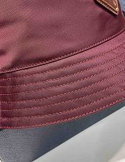 Kitlife Prada Bucket Hat Burgundy - 2