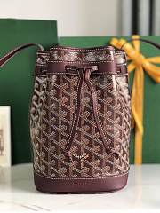Kitlife Goyard Petit Flot Bucket Bag Burgundy 14x16x22cm - 1