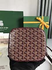 Kitlife Goyard Petit Flot Bucket Bag Burgundy 14x16x22cm - 6