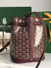 Kitlife Goyard Petit Flot Bucket Bag Burgundy 14x16x22cm - 4