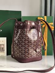 Kitlife Goyard Petit Flot Bucket Bag Burgundy 14x16x22cm - 3