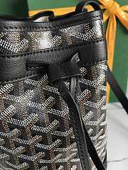 Kitlife Goyard Petit Flot Bucket Bag Black 14x16x22cm  - 2