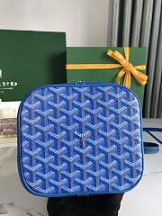 Kitlife Goyard Petit Flot Bucket Bag Blue 14x16x22cm  - 5