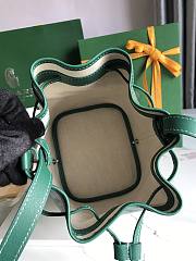 Kitlife Goyard Petit Flot Bucket Bag Green 14x16x22cm  - 6