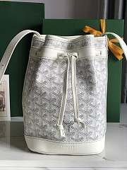 Kitlife Goyard Petit Flot Bucket Bag White 14x16x22cm - 1