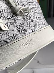 Kitlife Goyard Petit Flot Bucket Bag White 14x16x22cm - 5