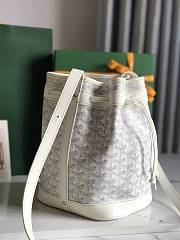 Kitlife Goyard Petit Flot Bucket Bag White 14x16x22cm - 3