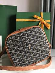 Kitlife Goyard Petit Flot Bucket Bag Black & Brown 14x16x22cm  - 3
