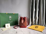 Kitlife Goyard Petit Flot Bucket Bag Red 14x16x22cm - 6